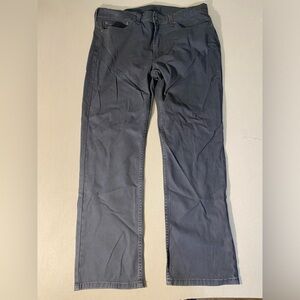 Levi's 514 Classic Straight Fit Dark Gray Denim Jeans 36x30